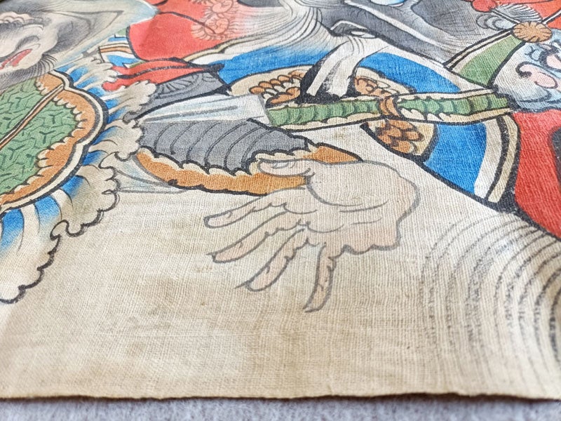 三国志図幟　軽やかな筆遣い