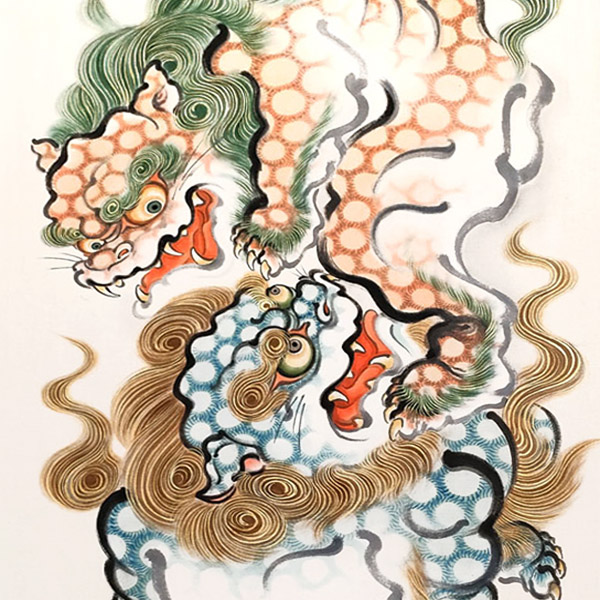 9.絡み獅子｜辰昇作