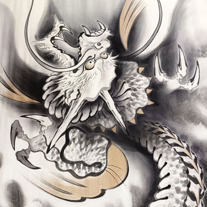 室内用絵のぼり昇り龍｜辰昇作