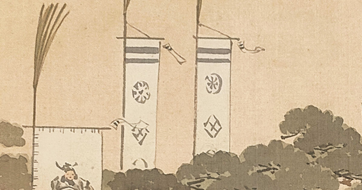 端午の節句の幟旗（絵のぼり）（祈りの可視化）
