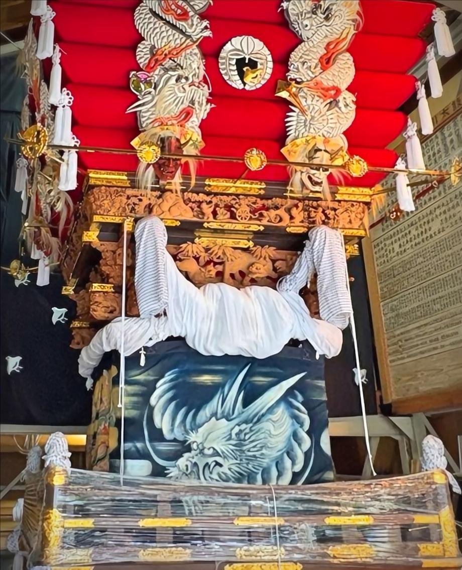 喜里川太鼓台の水引幕