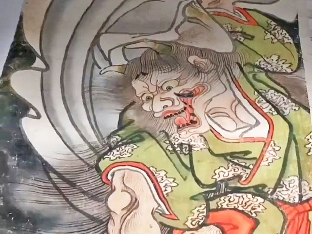 江戸時代の肉筆絵のぼり(筆致研究資料)