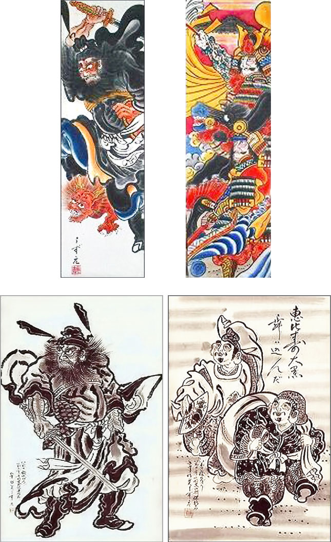 二代目・宇佐美しずえ 作 いわき絵のぼり（非売品）—いわき絵のぼり吉田蔵